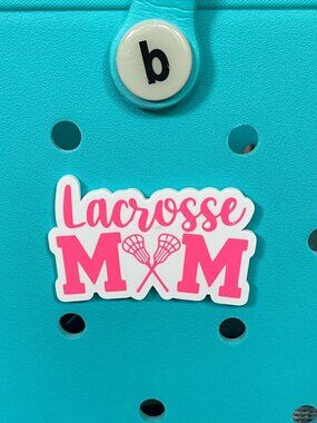 Lacrosse Mom Bogg Charm-Lacrosse Bogg Charm-B Stock-New!